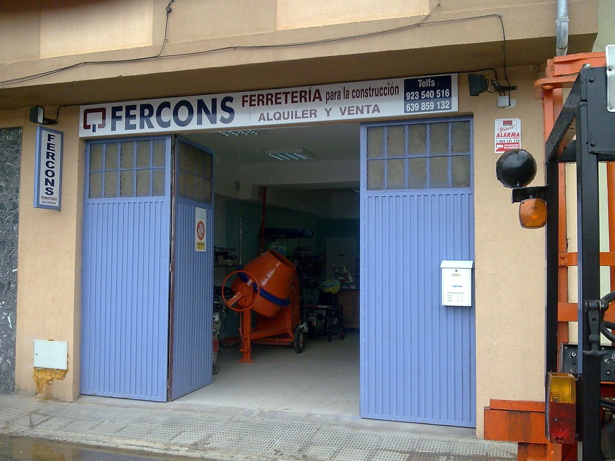 Fachada del local de FERCONS en Peñaranda de Bracamonte